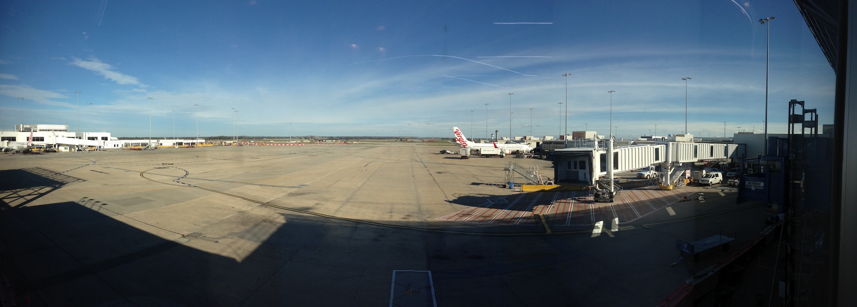 Virgin Australia Lounge Airport View