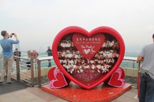 Love Heart at the Peak Hong Kong